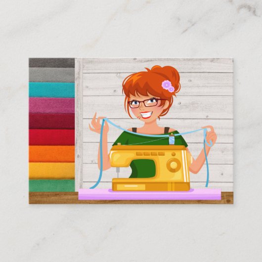 Naaien / Naaisters / Mode - SRF Visitekaartje (Voorkant)