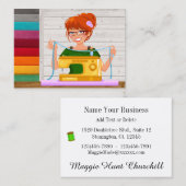 Naaien / Naaisters / Mode - SRF Visitekaartje (Voorkant / Achterkant)