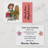 Naaien / Naaisters / Mode - SRF Visitekaartje (Voorkant / Achterkant)