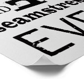 Naaien ・ Niet genoeg fabric-krassen Poster (Hoek)