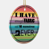 Naaien niet genoeg verbinding ・ Krachten Keramisch Ornament (Rechts)