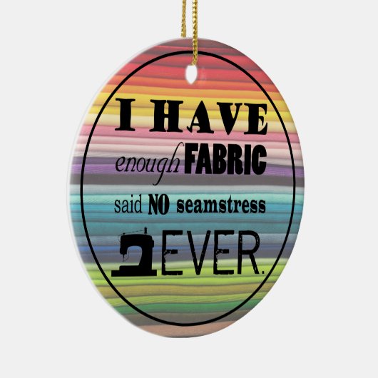 Naaien niet genoeg verbinding ・ Krachten Keramisch Ornament (Rechts)