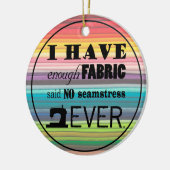 Naaien niet genoeg verbinding ・ Krachten Keramisch Ornament (Links)