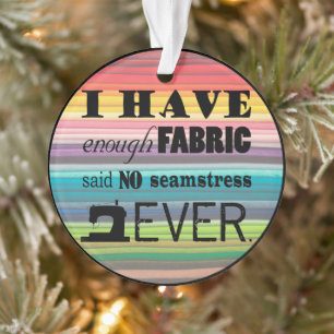 Naaien niet genoeg verbinding ・ Krachten Ornament