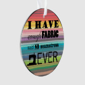 Naaien niet genoeg verbinding ・ Krachten Ornament (voorkant)