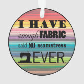 Naaien niet genoeg verbinding ・ Krachten Ornament (achterkant)