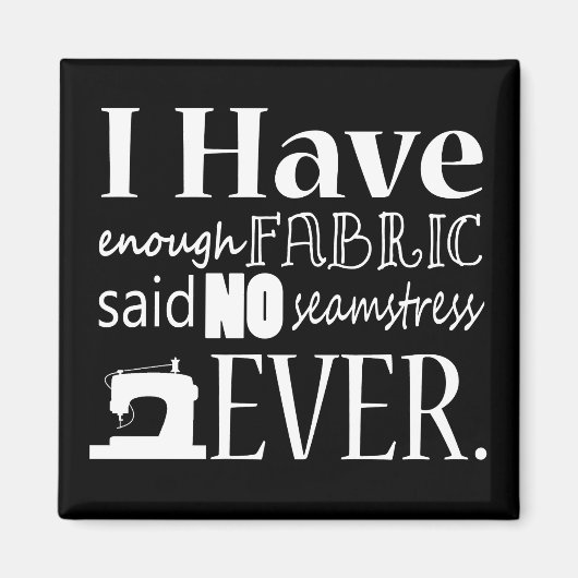 Naaien ・ Niet genoeg verbinding ・ Kunstwerk Magneet (Voorkant)