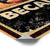 Naaien omdat moord fout is  poster (Hoek)