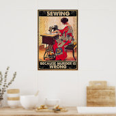 Naaien omdat moord fout is  poster (Keuken)