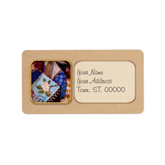 Naaien - Patchwork - Grootmoeders quilt Etiket (Voorkant)