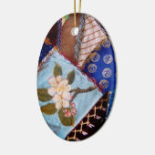 Naaien - Patchwork - Oma's deken Keramisch Ornament (Links)
