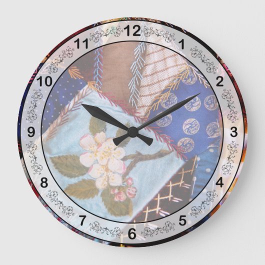 Naaien - Patchwork - Oma's quilt Grote Klok (Voorkant)