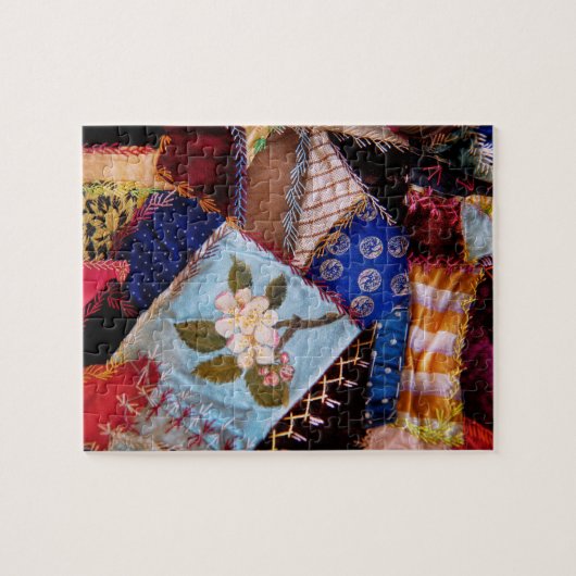 Naaien - Patchwork - Oma's quilt Legpuzzel (Horizontaal)