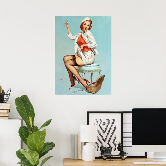 Naaien Poster (Thuiskantoor)