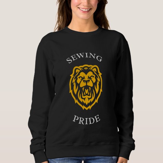 Naaien Pride Lion Tailor Stitch Thread Trui (Voorkant)