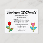 Naaien / Quilten Kaart - SRF Visitekaartje (Achterkant)