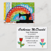 Naaien / Quilten Kaart - SRF Visitekaartje (Voorkant / Achterkant)