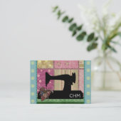 Naaien / Quilten Kaart - SRF Visitekaartje (Staand voorkant)