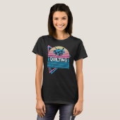 Naaien Quilten Retro T-shirt (Voorkant volledig)