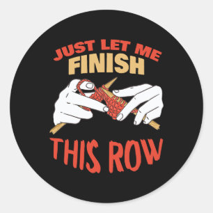 Naaien Quilten Tailor Dressmaker Grappig Breien L Ronde Sticker