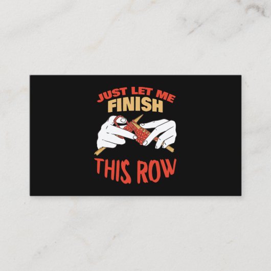 Naaien Quilten Tailor Dressmaker Grappig Breien L Visitekaartje (Voorkant)