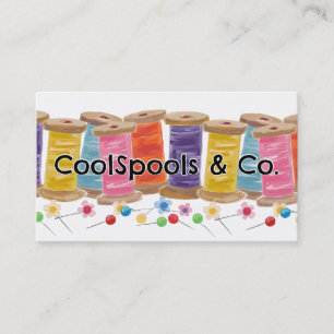 Naaien quilter naaister draad spoelen visitekaartje