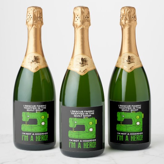 naaien sparkling wijnetiket (Flessen)