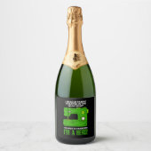 naaien sparkling wijnetiket (Voorkant)