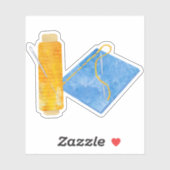 naaien sticker (Vel)