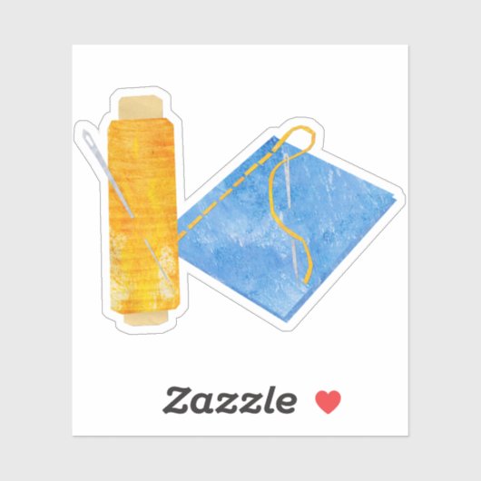 naaien sticker (Vel)