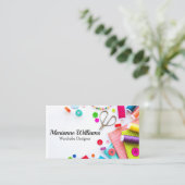 Naaien van Accessoires | Stoffen Visitekaartje (Staand voorkant)