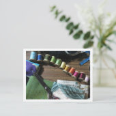 Naaien van een regenboog briefkaart (Staand voorkant)