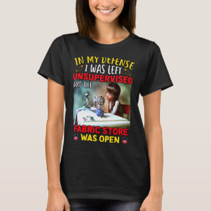 Naaien van knuppels voor vrouwen t-shirt