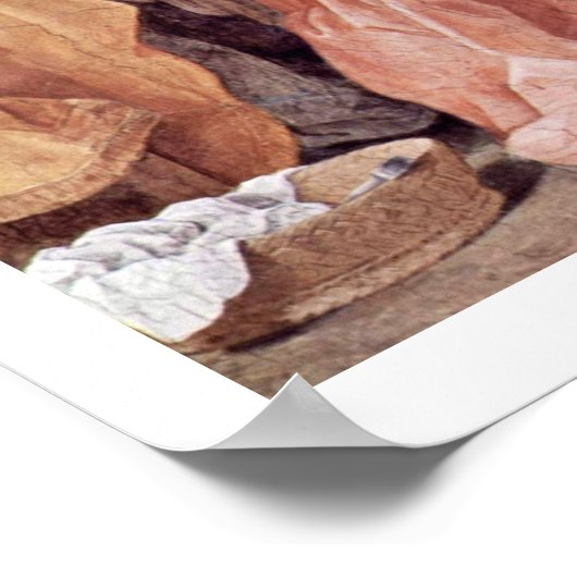 Naaien van Maagd Mary en Angels door Reni Guido Poster (Hoek)