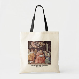Naaien van Maagd Mary en Angels door Reni Guido Tote Bag