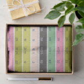 Naaien van meetlinttissuepapier tissuepapier (Geschenk)