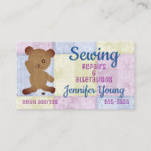 naaien visitekaartje (Voorkant)