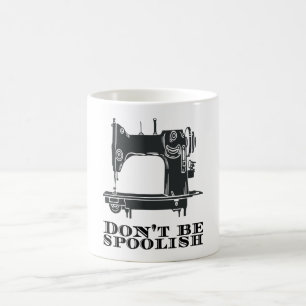 Naaien - Wees niet pooachtig Koffiemok