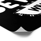 Naaien welke pun-naaigrollen snijden poster (Hoek)