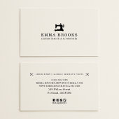 Naaien & Wijzigingen Visitekaartje, logo, SM icone Visitekaartje