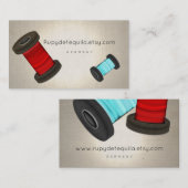 Naaienaad tailoring spoel visitekaartje (Voorkant / Achterkant)
