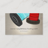 Naaienaad tailoring spoel visitekaartje (Achterkant)