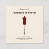 Naaiend Visitekaartje (Achterkant)