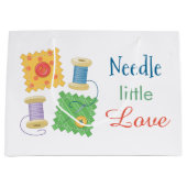 Naaiende Craft Hobby Quote Groot Cadeauzakje (Voorkant)