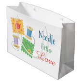 Naaiende Craft Hobby Quote Groot Cadeauzakje (Achterkant Gekanteld)