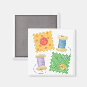 Naaiende drijfwerktuig hobby magneet (Voorkant / Achterkant)