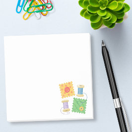 Naaiende drijfwerktuig hobby post-it® notes