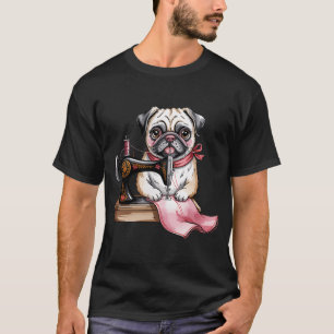 naaiende pug t-shirt
