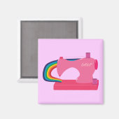 Naaiende regenbogen magneet (Voorkant / Achterkant)