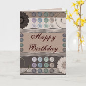 Naaienliefhebber Kaart (Gele Bloem)